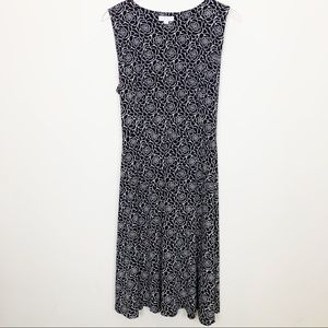 Charter Club Floral Stretch Knit Fit & Flare Dress